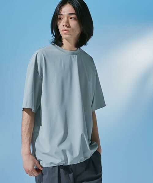 URBAN RESEARCH DOORS / アーバンリサーチ ドアーズ Tシャツ | 『UR TECH』サマシェア ショートスリーブプルオーバー | 詳細2