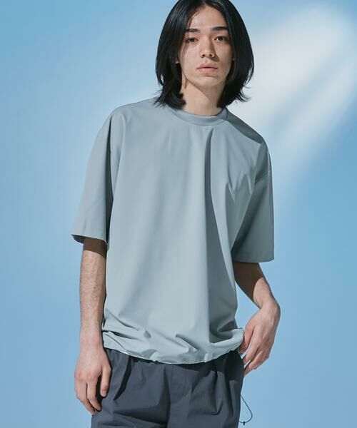 URBAN RESEARCH DOORS / アーバンリサーチ ドアーズ Tシャツ | 『UR TECH』サマシェア ショートスリーブプルオーバー | 詳細4