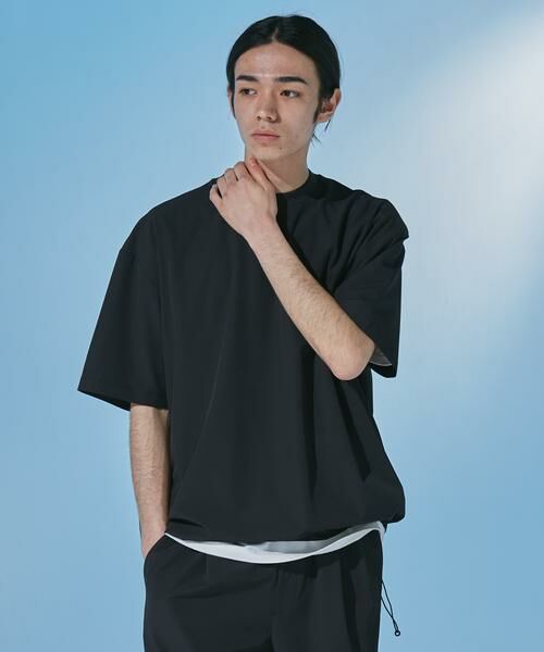 URBAN RESEARCH DOORS / アーバンリサーチ ドアーズ Tシャツ | 『UR TECH』サマシェア ショートスリーブプルオーバー | 詳細11