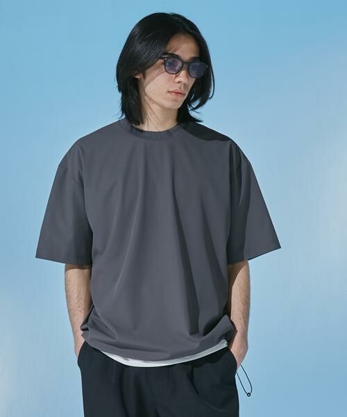 URBAN RESEARCH DOORS / アーバンリサーチ ドアーズ Tシャツ | 『UR TECH』サマシェア ショートスリーブプルオーバー | 詳細21