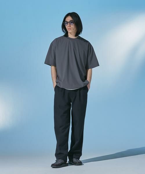 URBAN RESEARCH DOORS / アーバンリサーチ ドアーズ Tシャツ | 『UR TECH』サマシェア ショートスリーブプルオーバー | 詳細24