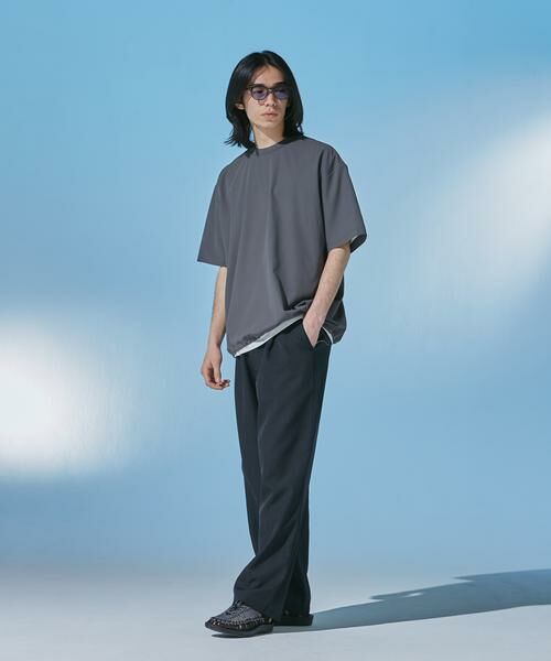 URBAN RESEARCH DOORS / アーバンリサーチ ドアーズ Tシャツ | 『UR TECH』サマシェア ショートスリーブプルオーバー | 詳細25