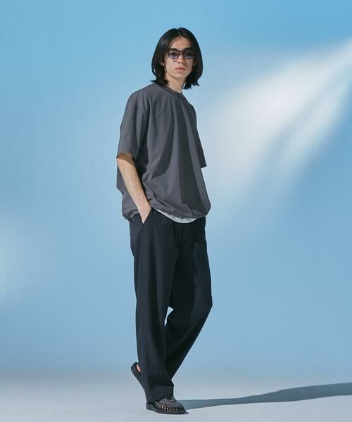 URBAN RESEARCH DOORS / アーバンリサーチ ドアーズ Tシャツ | 『UR TECH』サマシェア ショートスリーブプルオーバー | 詳細26