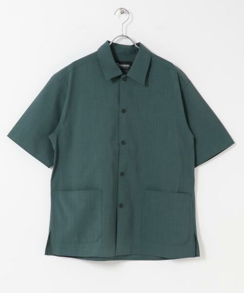 URBAN RESEARCH DOORS / アーバンリサーチ ドアーズ その他アウター | クイックドライショートスリーブシャツカバーオール（グリーン）