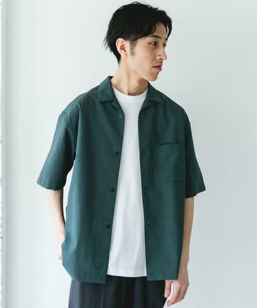 URBAN RESEARCH DOORS / アーバンリサーチ ドアーズ シャツ・ブラウス | 『イージーケア/速乾/UVカット』クイックドライ オープンカラー ショートスリーブ シャツ | 詳細3
