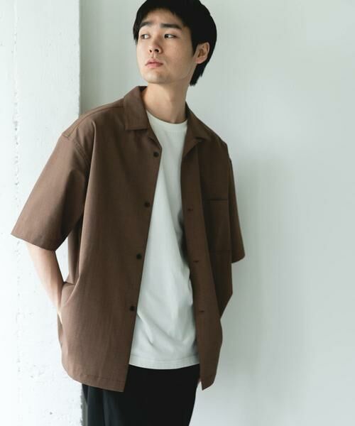 URBAN RESEARCH DOORS / アーバンリサーチ ドアーズ シャツ・ブラウス | 『イージーケア/速乾/UVカット』クイックドライ オープンカラー ショートスリーブ シャツ | 詳細11