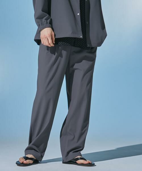 URBAN RESEARCH DOORS / アーバンリサーチ ドアーズ その他パンツ | 『UR TECH』サマシェア イージートラウザー（グレー）