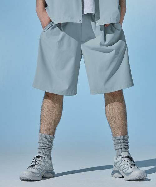 URBAN RESEARCH DOORS / アーバンリサーチ ドアーズ ショート・ハーフ・半端丈パンツ | 『UR TECH』 サマシェア イージーショーツ | 詳細5