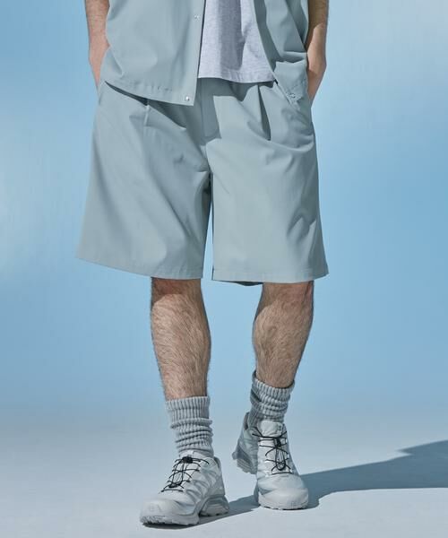 URBAN RESEARCH DOORS / アーバンリサーチ ドアーズ ショート・ハーフ・半端丈パンツ | 『UR TECH』 サマシェア イージーショーツ（グリーン系その他）