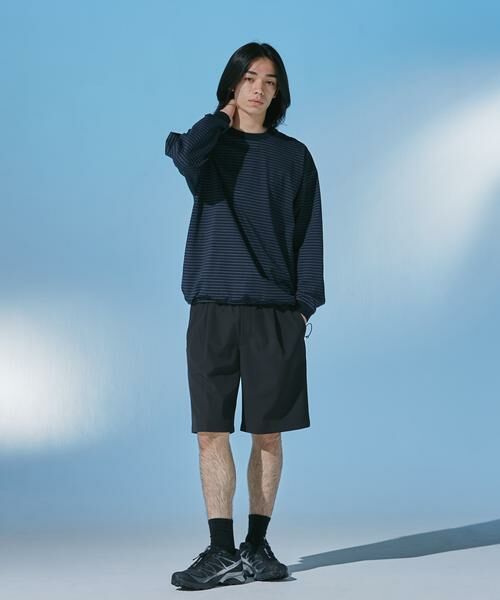 URBAN RESEARCH DOORS / アーバンリサーチ ドアーズ ショート・ハーフ・半端丈パンツ | 『UR TECH』 サマシェア イージーショーツ | 詳細15