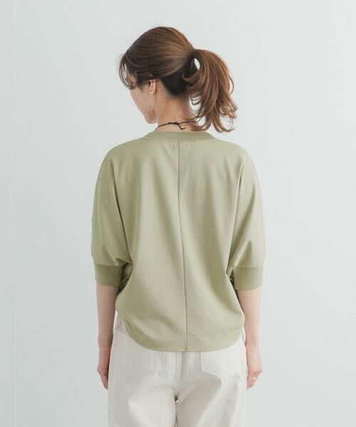 URBAN RESEARCH DOORS / アーバンリサーチ ドアーズ Tシャツ | ニットドッキングドルマン プルオーバー | 詳細10