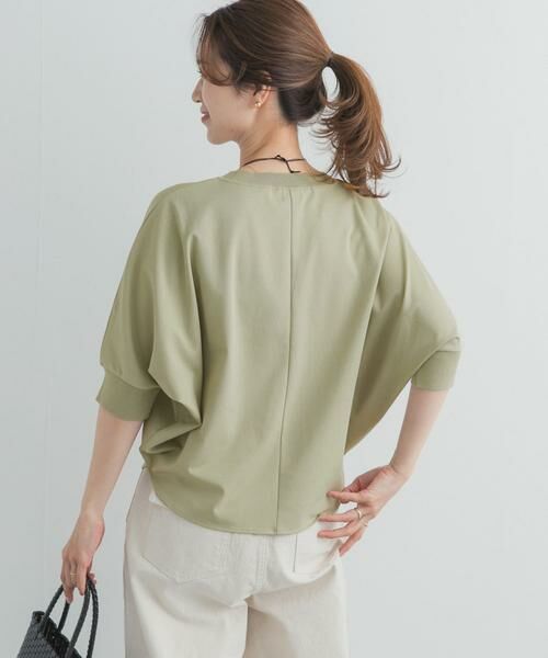 URBAN RESEARCH DOORS / アーバンリサーチ ドアーズ Tシャツ | ニットドッキングドルマン プルオーバー | 詳細2