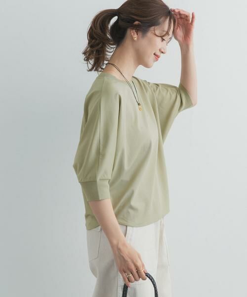 URBAN RESEARCH DOORS / アーバンリサーチ ドアーズ Tシャツ | ニットドッキングドルマン プルオーバー | 詳細3