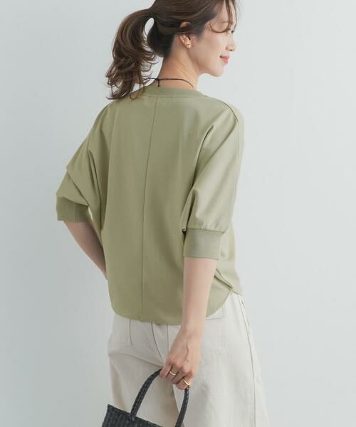 URBAN RESEARCH DOORS / アーバンリサーチ ドアーズ Tシャツ | ニットドッキングドルマン プルオーバー | 詳細4