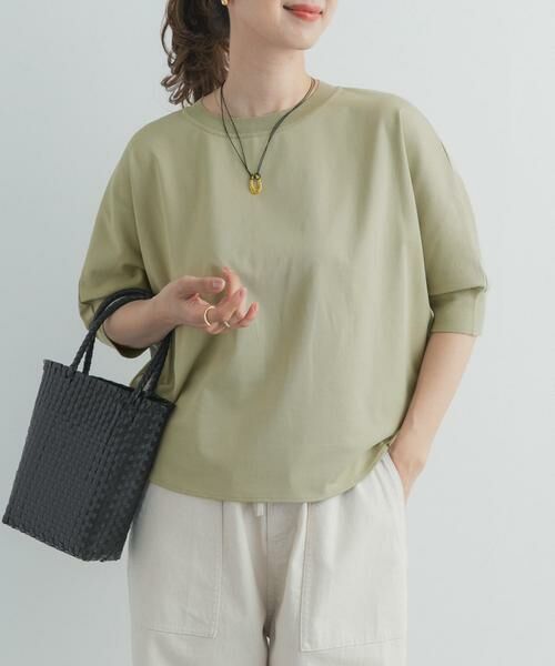 URBAN RESEARCH DOORS / アーバンリサーチ ドアーズ Tシャツ | ニットドッキングドルマン プルオーバー | 詳細5