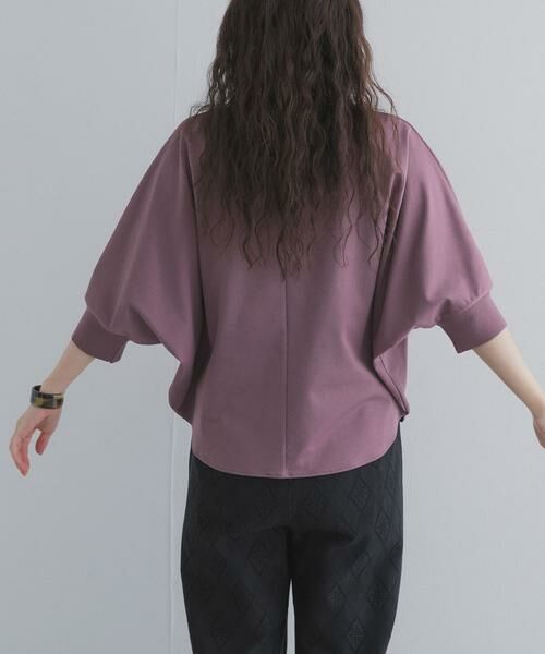 URBAN RESEARCH DOORS / アーバンリサーチ ドアーズ Tシャツ | ニットドッキングドルマン プルオーバー | 詳細18
