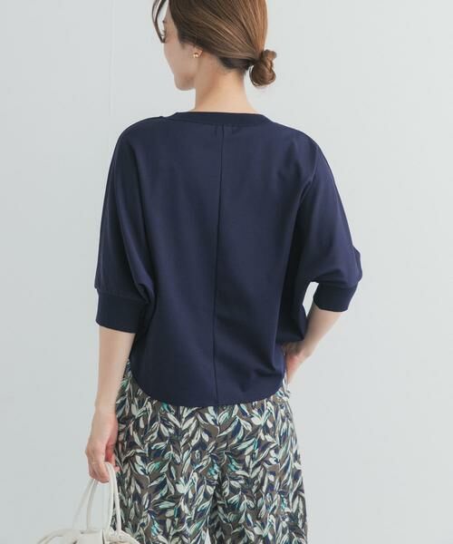 URBAN RESEARCH DOORS / アーバンリサーチ ドアーズ Tシャツ | ニットドッキングドルマン プルオーバー | 詳細15