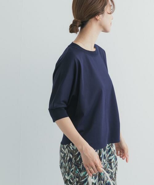 URBAN RESEARCH DOORS / アーバンリサーチ ドアーズ Tシャツ | ニットドッキングドルマン プルオーバー | 詳細16