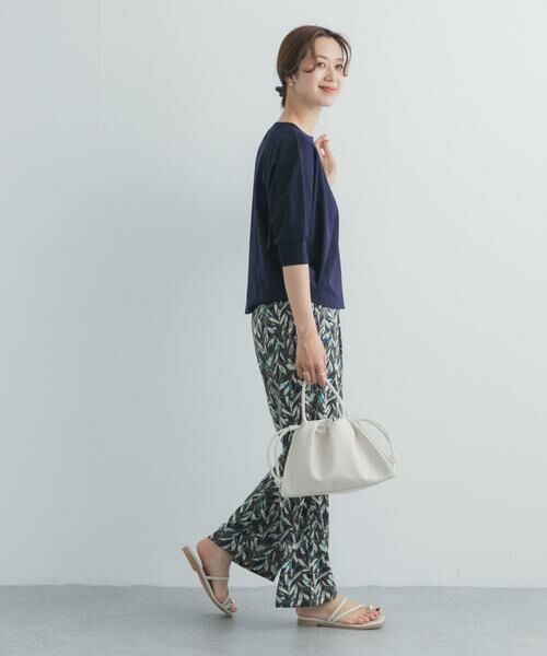 URBAN RESEARCH DOORS / アーバンリサーチ ドアーズ Tシャツ | ニットドッキングドルマン プルオーバー | 詳細19