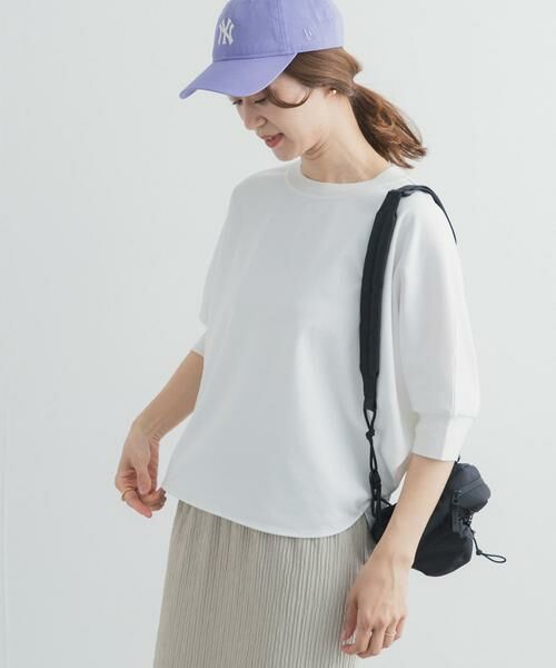 URBAN RESEARCH DOORS / アーバンリサーチ ドアーズ Tシャツ | ニットドッキングドルマン プルオーバー | 詳細26