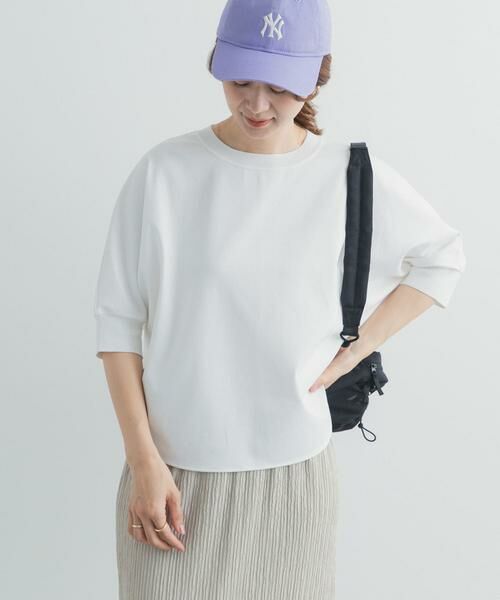 URBAN RESEARCH DOORS / アーバンリサーチ ドアーズ Tシャツ | ニットドッキングドルマン プルオーバー | 詳細29