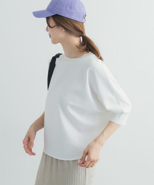 URBAN RESEARCH DOORS / アーバンリサーチ ドアーズ Tシャツ | ニットドッキングドルマン プルオーバー | 詳細30