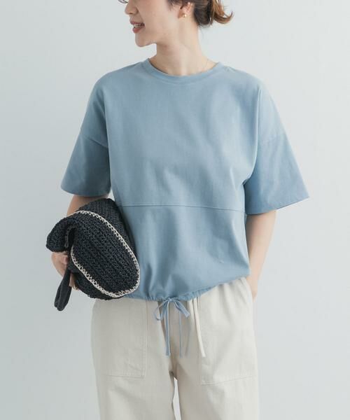 URBAN RESEARCH DOORS / アーバンリサーチ ドアーズ Tシャツ | ヘムドロストプルオーバー | 詳細1