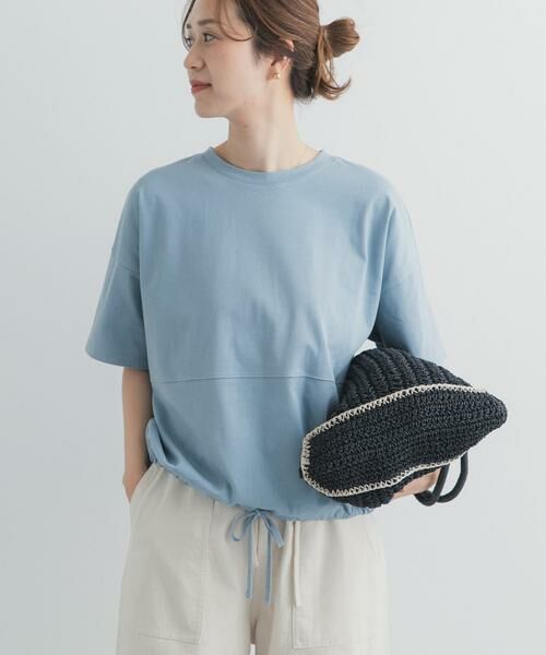 URBAN RESEARCH DOORS / アーバンリサーチ ドアーズ Tシャツ | ヘムドロストプルオーバー | 詳細2