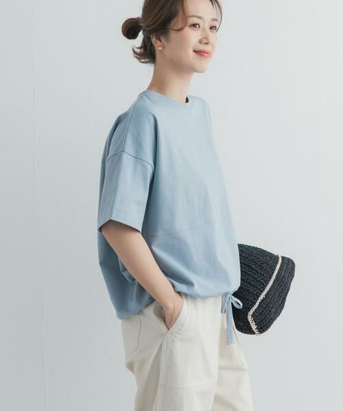 URBAN RESEARCH DOORS / アーバンリサーチ ドアーズ Tシャツ | ヘムドロストプルオーバー | 詳細3