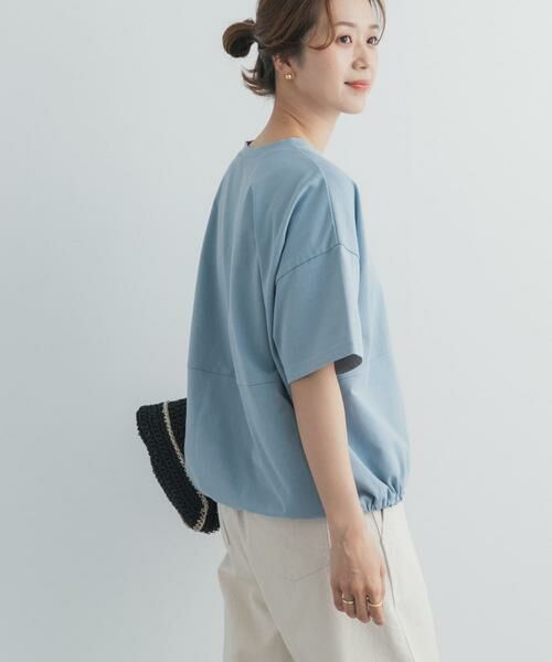 URBAN RESEARCH DOORS / アーバンリサーチ ドアーズ Tシャツ | ヘムドロストプルオーバー | 詳細4