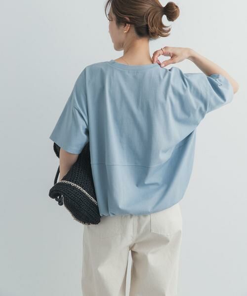 URBAN RESEARCH DOORS / アーバンリサーチ ドアーズ Tシャツ | ヘムドロストプルオーバー | 詳細5