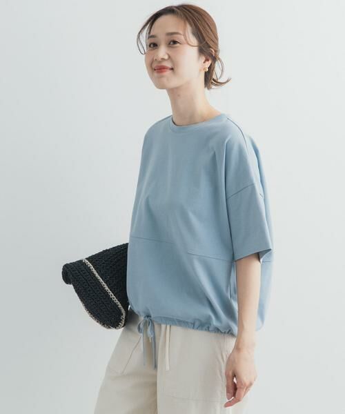 URBAN RESEARCH DOORS / アーバンリサーチ ドアーズ Tシャツ | ヘムドロストプルオーバー | 詳細6