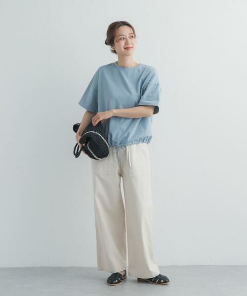 URBAN RESEARCH DOORS / アーバンリサーチ ドアーズ Tシャツ | ヘムドロストプルオーバー | 詳細7