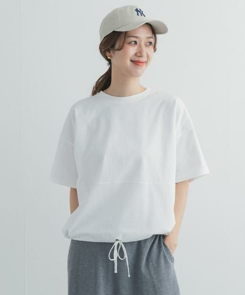 URBAN RESEARCH DOORS / アーバンリサーチ ドアーズ Tシャツ | ヘムドロストプルオーバー | 詳細10