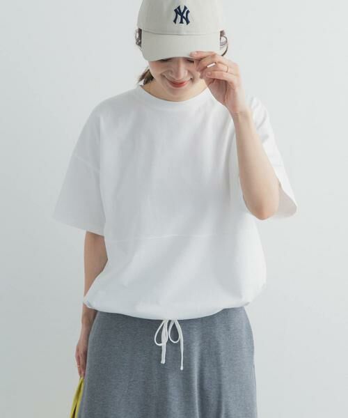 URBAN RESEARCH DOORS / アーバンリサーチ ドアーズ Tシャツ | ヘムドロストプルオーバー | 詳細11