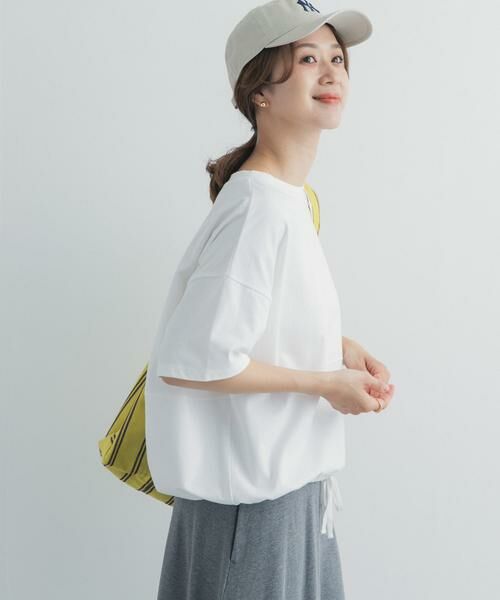 URBAN RESEARCH DOORS / アーバンリサーチ ドアーズ Tシャツ | ヘムドロストプルオーバー | 詳細14