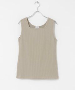 URBAN RESEARCH DOORS / アーバンリサーチ ドアーズ タンクトップ | 針抜きテレコスクエアタンクトップ