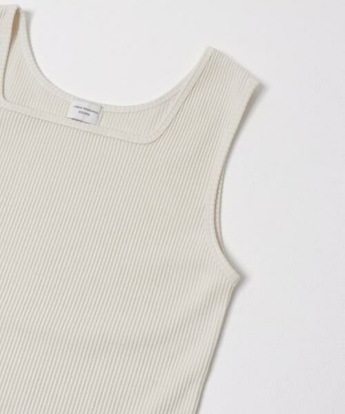 URBAN RESEARCH DOORS / アーバンリサーチ ドアーズ タンクトップ | 針抜きテレコスクエアタンクトップ | 詳細2
