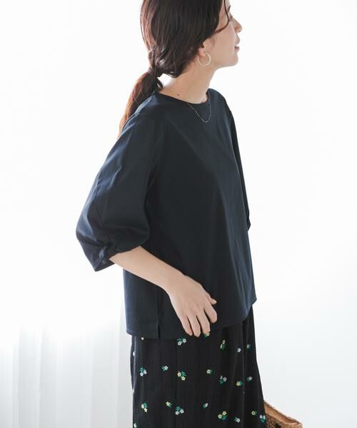 URBAN RESEARCH DOORS / アーバンリサーチ ドアーズ Tシャツ | 『UR TECH』サマシェアツイストスリーブプルオーバー | 詳細2