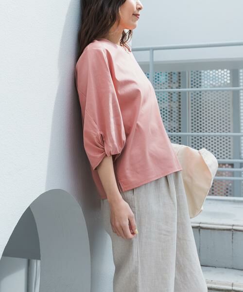 URBAN RESEARCH DOORS / アーバンリサーチ ドアーズ Tシャツ | 『UR TECH』サマシェアツイストスリーブプルオーバー | 詳細20