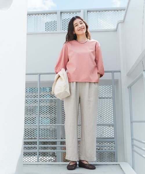 URBAN RESEARCH DOORS / アーバンリサーチ ドアーズ Tシャツ | 『UR TECH』サマシェアツイストスリーブプルオーバー | 詳細21