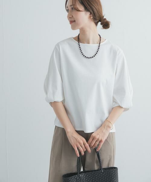 URBAN RESEARCH DOORS / アーバンリサーチ ドアーズ Tシャツ | 『UR TECH』サマシェアツイストスリーブプルオーバー | 詳細24