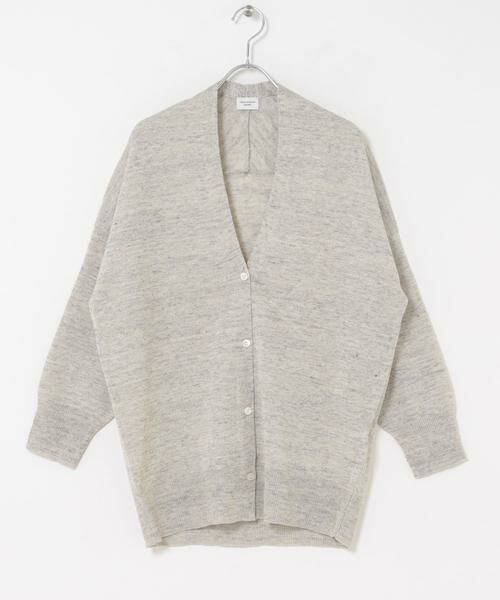 URBAN RESEARCH DOORS / アーバンリサーチ ドアーズ カーディガン・ボレロ | リネンVネックカーディガン | 詳細8