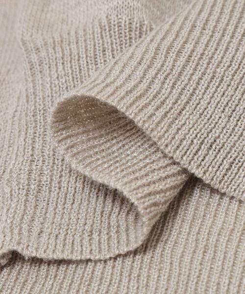 URBAN RESEARCH DOORS / アーバンリサーチ ドアーズ カーディガン・ボレロ | リネンVネックカーディガン | 詳細20