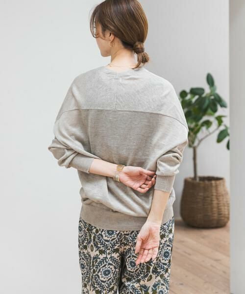 URBAN RESEARCH DOORS / アーバンリサーチ ドアーズ カーディガン・ボレロ | リネンVネックカーディガン | 詳細12