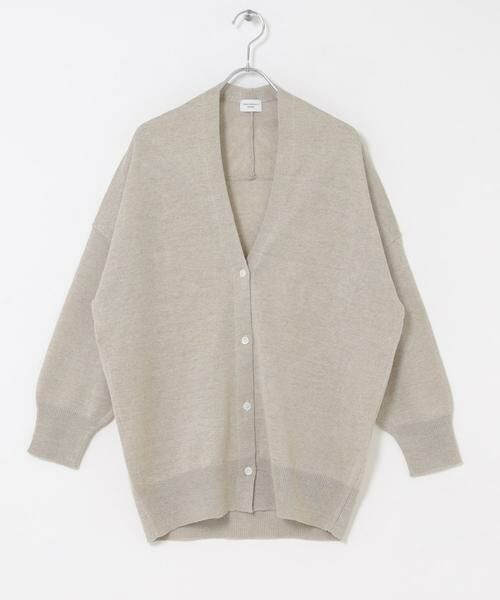 URBAN RESEARCH DOORS / アーバンリサーチ ドアーズ カーディガン・ボレロ | リネンVネックカーディガン | 詳細17