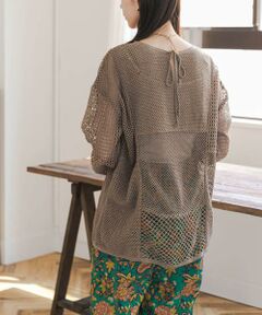 URBAN RESEARCH DOORS / アーバンリサーチ ドアーズ ニット・セーター | 2wayメッシュプルオーバー