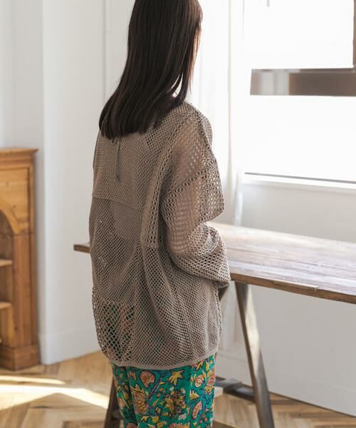 URBAN RESEARCH DOORS / アーバンリサーチ ドアーズ ニット・セーター | 2wayメッシュプルオーバー | 詳細2