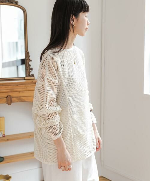 URBAN RESEARCH DOORS / アーバンリサーチ ドアーズ ニット・セーター | 2wayメッシュプルオーバー | 詳細14