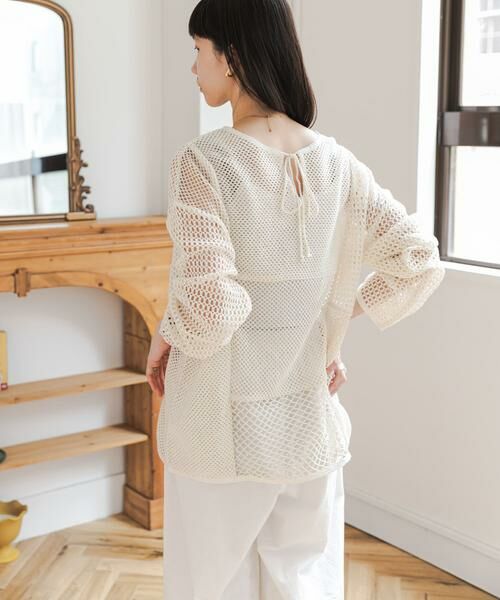 URBAN RESEARCH DOORS / アーバンリサーチ ドアーズ ニット・セーター | 2wayメッシュプルオーバー | 詳細17